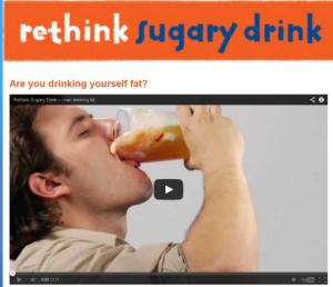 A new ad that links soft drinks and obesity has been created to coincide with a Melbourne forum to discuss policy options.